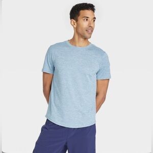 All in Motion Heather Blue Short Sleeve Tee